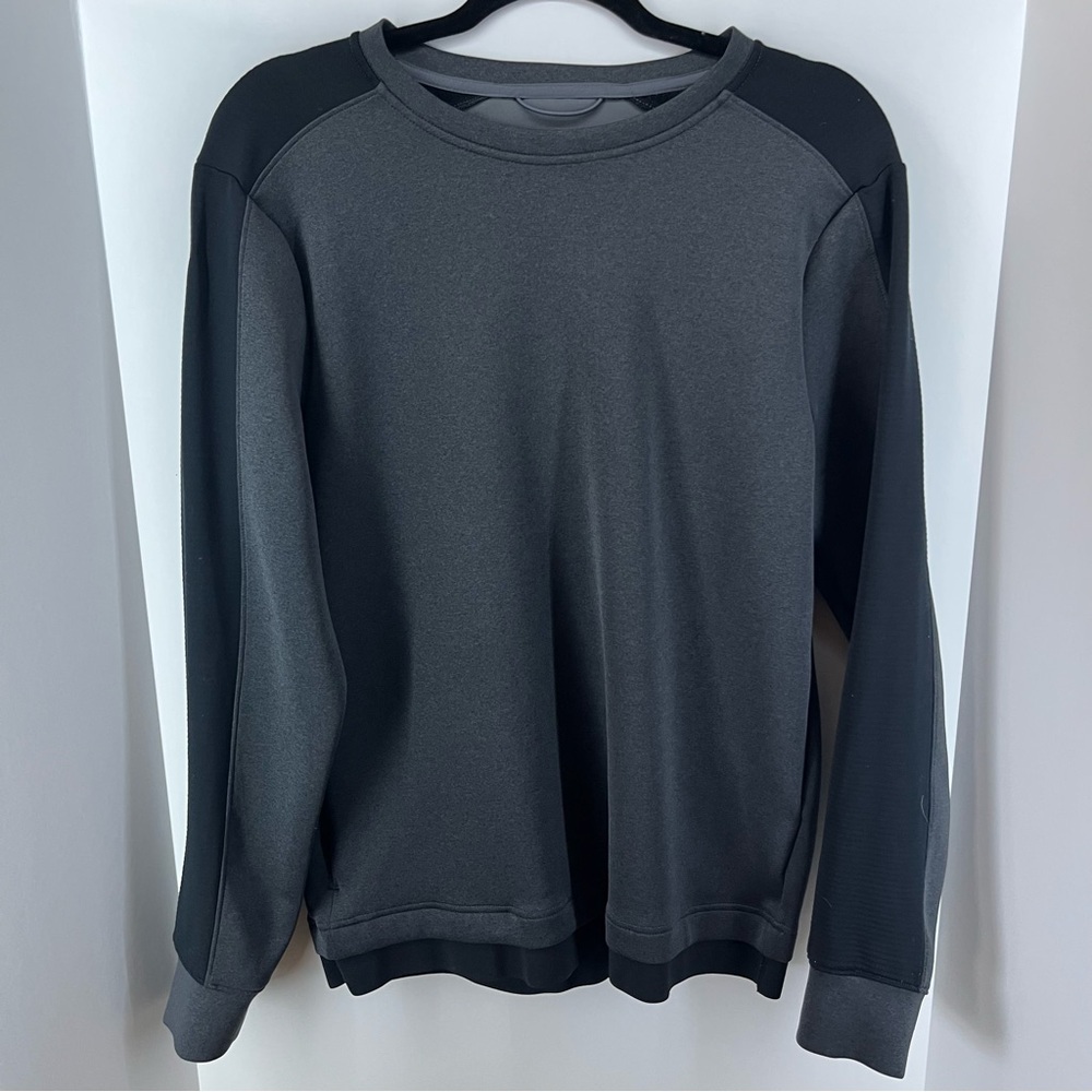 all in motion Grey and Black Long Sleeve Shirt Men's Size Medium, Thick Fabric